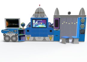 Профессиональный интерактивный логопедический комплекс «AVKompleks Logo 55» в форме космодрома