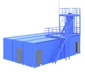 Учебно-тренировочный комплекс для проведения практической подготовки личного состава подразделений газоспасательной службы