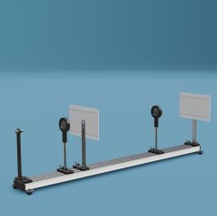 ЛС0028 Лабораторная установка «Определение показателя преломления стеклянной пластины»