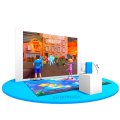 Интерактивный мобильный комплекс TouchToys пол-стена c функцией интерактивного батута и интерактивного пляжа