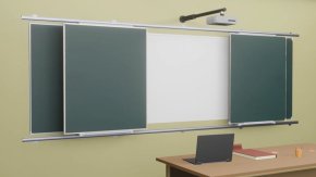 Рельсовая система с классной доской торговой марки Skilo SKL-RD