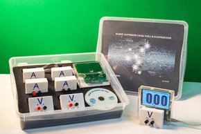 Набор датчиков силы тока и напряжения с независимой индикацией (амперметр и вольтметр дем.) арт. 12749