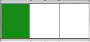 Рельсовая система раздвижных аудиторных досок магнитных маркерных и меловых Эксперт