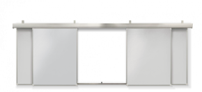 Рельсовая система раздвижных аудиторских досок магнитных маркерных «Сегмент»