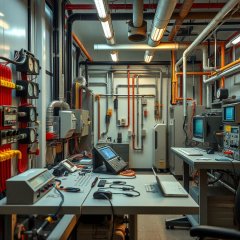 Учебный комплект для подготовки специалистов по эксплуатации, обслуживанию и ремонту оборудования технических систем и инженерных сетей