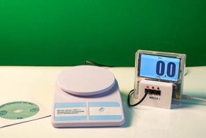 Датчик массы 1000 г с независимой индикацией (весы с USB-переходником) арт. 15028