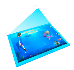 Интерактивный пол TouchToys (игровой и обучающий) c функцией интерактивной песочницы, интерактивного батута, интерактивного бассейна, интерактивного пляжа