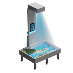 Интерактивная песочница TouchToys с функцией интерактивного стола, интерактивного пола, интерактивного пляжа, интерактивного бассейна