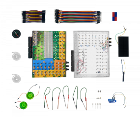Игровой комплекс для изучения основ электричества, электроники и электротехники «ЭЛЕКТРОНИКА ДЛЯ ЮНЫХ ГЕНИЕВ»