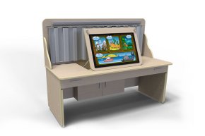 Профессиональный интерактивный логопедический стол «AVKompleks Logo 23» регулируемый по высоте