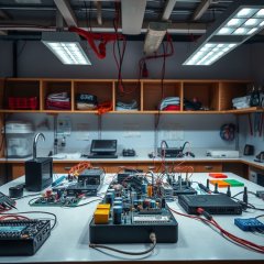 Комплект учебного оборудования для лабораторного практикума по курсу Схемотехника и электроника