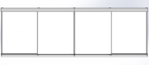 Рельсовая система раздвижных аудиторных досок магнитных маркерных Стандарт